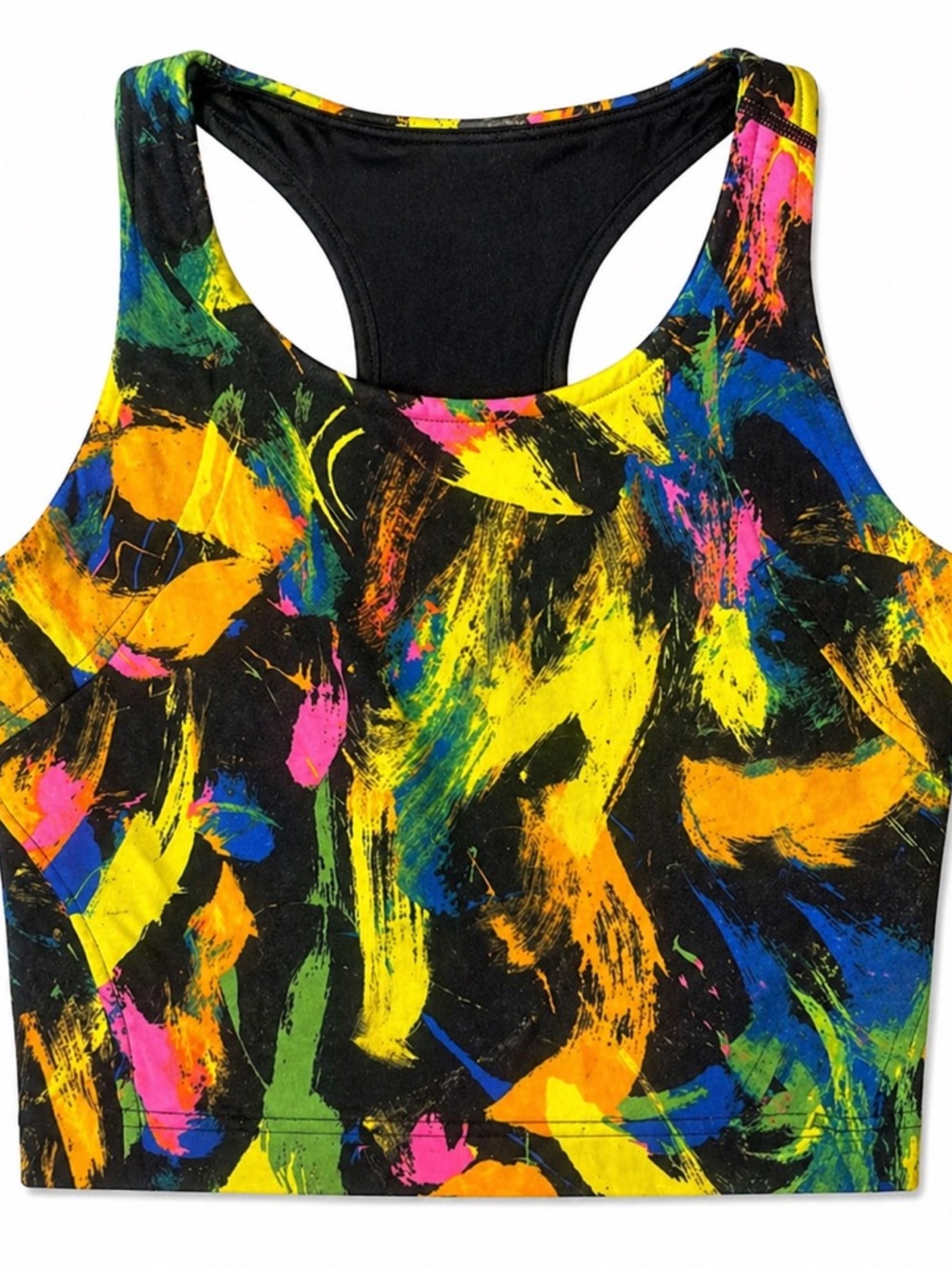 Eye catcher Lululemon Multicolor Athletic Tank with Built-In Sports Bra